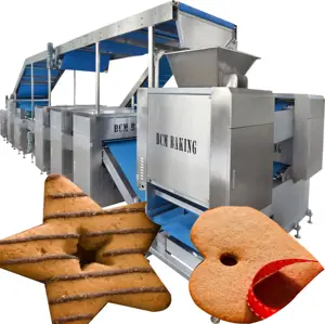 Großhandel backen soda philippinen-Hochwertige Keks bäckerei Produktions linie/weich und Hars Keks Maschine Soda Cracker Tier keks Automatisches BCM Backen 30000