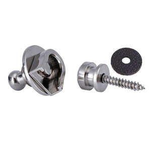 Pasadores de correa de guitarra eléctrica, botón de bloqueo, bloqueos de cinturón antideslizantes, clavos, instrumentos musicales, accesorios para piezas de bajo - Product Image 4