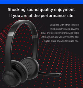   Auriculares Inalámbricos con Micrófono, Auriculares Estéreo con Bajos Profundos y Orejeras Suaves de Memoria de Proteína para <span class=keywords><strong>iPhone</strong></span>/Android - Product Image 2