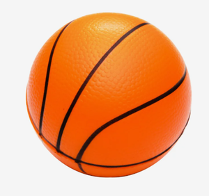 Pelota antiestrés de baloncesto con logotipo personalizado - Product Image 4