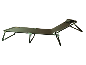 <span class=keywords><strong>Lettino</strong></span> Pieghevole Portatile Reclinabile <span class=keywords><strong>con</strong></span> Telaio in Metallo Resistente per Ufficio, Ospedale, Ospiti, Esterni e Campeggio - Product Image 5