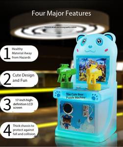 Oso bonito, cada pulgada de tierra debe ser disputada, máquina expendedora de juegos que funcionan con monedas, plástico duradero - Product Image 3
