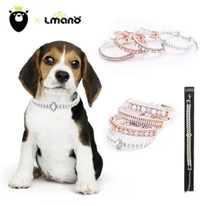 Collar de lujo para perros pequeños y medianos, joyería