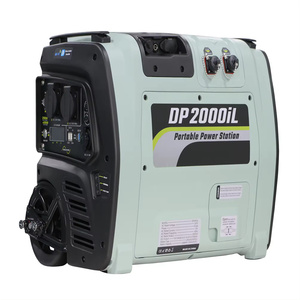 สถานีไฟฟ้าพกพา 2 กิโลวัตต์ พร้อมแผงโซลาร์เซลล์ คลื่นไซน์บริสุทธิ์ ตัวควบคุม MPPT แบตเตอรี่ภายนอก ใช้ได้กับรถยนต์ - Product Image 4