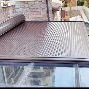 Toldo Eléctrico Retráctil, Persiana Enrollable de Aleación de Aluminio con Aislamiento Térmico para Habitación Solar - Product Image 2