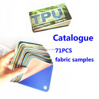 Tissu élastique tricoté en polyester laminé TPU ultra doux gonflant pour l'extérieur, étanche HF soudable et thermoscellable