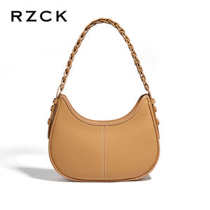 RZCK nouveautés sac à main demi-lune en cuir véritable populaire pour femmes sacs à bandoulière en cuir véritable pour dames de bonne qualité - Product Image 1