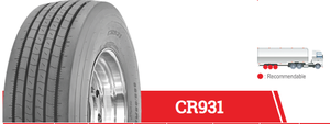 ยางรถบรรทุก 385/65R22.5 465/25R22.5 CR931 - ประสิทธิภาพและความทนทาน พร้อมโครงสร้างเคสที่แข็งแรง - Product Image 4