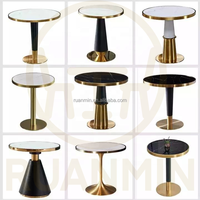 Tables de restaurant durables, variété de styles interchangeables, adaptées aux restaurants de restauration rapide, cafés, tables à manger