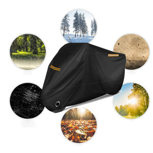 Housse de <span class=keywords><strong>moto</strong></span> <span class=keywords><strong>universelle</strong></span> avec protection solaire et pluie, installation pliable par crochet, matériau PE, housse de rangement anti-poussière - Product Image 5