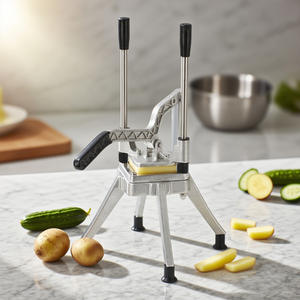 Machine à découper verticale manuelle pour cuisine domestique, coupe-<span class=keywords><strong>frites</strong></span> portable, coupe-légumes et fruits multifonctionnel commercial - Product Image 2