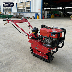 Motoculteur <span class=keywords><strong>agricole</strong></span> durable à chenilles avec poignée pliable 4,0 kW pour serres et terrains en pente - Product Image 1