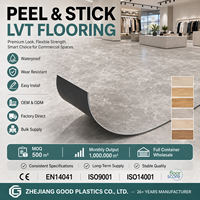 Losetas de Vinilo con Aspecto de Madera Rústica, Diseño Personalizado, Losetas Autoadhesivas de PVC LVP para Escaleras de Tiendas con Acabado de Mármol Blanco