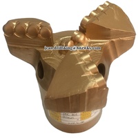 Outil de forage 3 lames PDC foret concave interne pour l'exploitation minière et le forage de puits d'eau