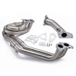 ADDCO - EPMAN pour Subaru Lmpreza WRX STI 2002-2007 2.0L 2.5L Turbo en-tête d'échappement en acier inoxydable + Up-Pipe EPEX0207WR