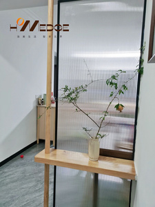 Gabinete de partición moderno Gabinete de porche de entrada impermeable Partición Puerta opuesta Crema Pantalla de puerta de viento Gabinete de partición - Product Image 2