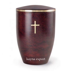 Urna de cremación clásica para adultos de estilo europeo, venta al por mayor, barata, 200 pulgadas cúbicas, ceniza humana de Metal con diseño personalizable, entierro - Product Image 3