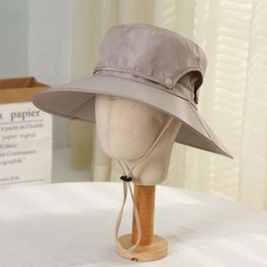 Sombrero de Pescador Desmontable Unisex para Verano, Transpirable, de Color Sólido, para Viajes, Uso Diario y Pesca - Product Image 2