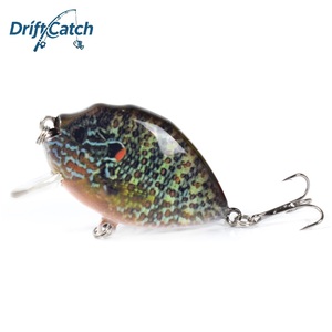 Realistic Printed ABS Sunfish Fishing <strong>Crankbait</strong> 6cm 14.5g Built-in Rattle Balls Attractant Hard Lure Midwater Baits <strong>for</strong> - Product Image 5