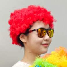 Life Photo Four-Cut Bomb Porky Hair Wipe-On Peluca Color Rojo - Product Image 1