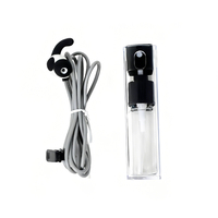 Câble d'électrode auriculaire TVNS avec conducteur en cuivre homologué pour la sécurité, prise mâle 2,35 mm, 1 m, pour physiothérapie