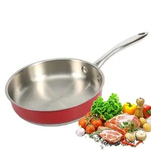 Modern General Use for Gas and Induction Cooker Cookware Sets Induction Fry Pan Non-stick Stainless Steel Kitchen 500 Sets Metal