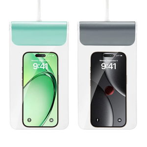 Étui étanche IPX8 transparent pour téléphone portable avec écran tactile, sac étanche pour <span class=keywords><strong>iPhone</strong></span> 16 17 Pro Max - Product Image 1