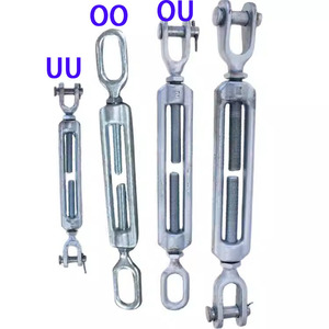 Tendeur à extrémité ouverte en acier galvanisé, types UU/OO/<span class=keywords><strong>OU</strong></span>, normes US, métrique M8-M64 et impérial 3/8 <span class=keywords><strong>1</strong></span>/<span class=keywords><strong>2</strong></span> 5/8 3/<span class=keywords><strong>4</strong></span> 7/8 <span class=keywords><strong>1</strong></span> <span class=keywords><strong>1</strong></span>-<span class=keywords><strong>1</strong></span>/<span class=keywords><strong>2</strong></span> - Product Image 2
