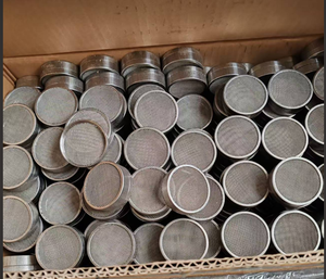 가장자리 304 스테인레스 스틸 플랫 메쉬 필터 스크린 커버 와이어 메쉬 디스크 프레임 일반 직조 펀칭 용접 처리 서비스 - Product Image 3