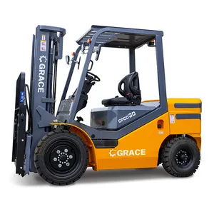 Automatic Hydraulic Transmission Forklift 3 Ton 2 Ton 5ton Fork Lifts Truck Diesel LPG Dual Fuel Container Mast