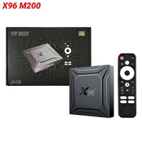 Reproductor Multimedia 2026 X96 M200 Android 14.0 Amlogic S905X5M, Compatible con WiFi 2.4G/5G, BT5.X, Salida UHD 4K*2K, Ethernet 1000M