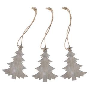 Decorazione albero in legno 7 cm x 4.5 cm - Product Image 1