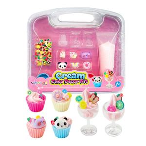 Kit de Manualidades DIY, Decoraciones de Comida de Juguete con Pegamento en Crema para Niños, Kit de Decoración de Pasteles de Crema, Set de Arte Infantil OEM - Product Image 1