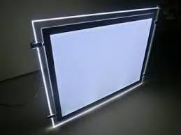 Tablero de menú LED iluminado ultra delgado, Marco acrílico de cristal para uso en interiores, tienda de restaurante, tienda minorista - Product Image 3
