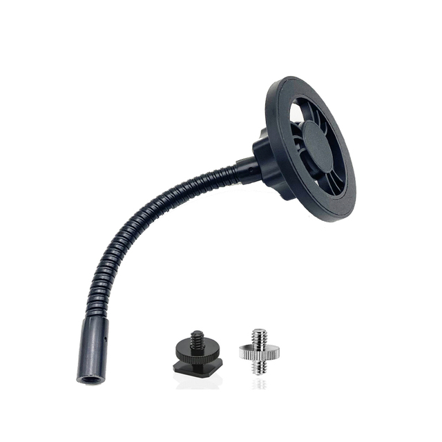 1/4 and Hot Shoe Adapter Flexible Phone Mount Adapter Ring Light Tripod Stand Magnetic Phone Holder for iPhone Magsafe