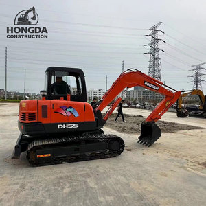 Venta al por mayor usada Doosan DH55 excavadoras 5,5 toneladas segunda mano excavadora sobre orugas motor Cummins componentes esenciales Corea del Sur - Product Image 6