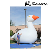 Oie blanche géante gonflable décorative de 15 pieds pour les événements festifs