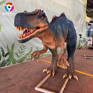 Escultura de <span class=keywords><strong>Dinosaurio</strong></span> Allosaurus de Tamaño Real Personalizada de 5 Metros, <span class=keywords><strong>Dinosaurio</strong></span> Animatrónico de Silicona Altamente Realista para Decoración de Museos - Product Image 2