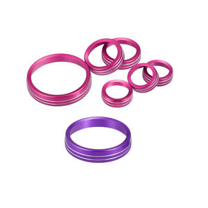 حلقات مقبض تبديل مخصصة ، حلقات ألومنيوم بأكسيد ، مجموعة تصنيع Cnc من الألومنيوم ، قطع غيار التيار المتردد - Product Image 4