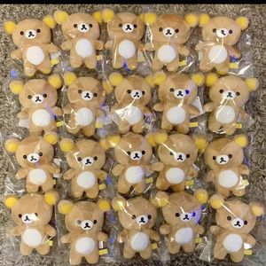 Ciondolo Peluche Ricamato San-X Easy Bear Giapponese, Fratello/Sorella, Piccolo Pollo, Simpatico Charm per Borsa, Imbottitura in Cotone PP, Modello Unisex - Product Image 5