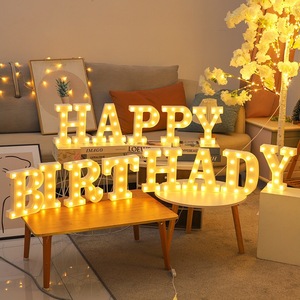 Decoración <span class=keywords><strong>de</strong></span> Cumpleaños, Letras y Números Grandes con Luces, Colores Personalizables, Plástico, para San Valentín, <span class=keywords><strong>Día</strong></span> <span class=keywords><strong>de</strong></span> <span class=keywords><strong>Acción</strong></span> <span class=keywords><strong>de</strong></span> <span class=keywords><strong>Gracias</strong></span> - Product Image 5