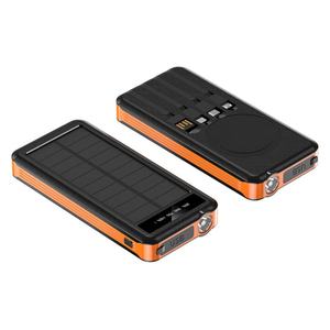Banco de Energía Solar Portátil Personalizado de 10000 mAh con Luz de Camping para Cargador Exterior - Product Image 6