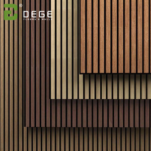 3D Mdf wood Pet Strip <span class=keywords><strong>pannello</strong></span> scanalato fonoassorbente <span class=keywords><strong>pannello</strong></span> acustico <span class=keywords><strong>pannello</strong></span> a doghe insonorizzate in <span class=keywords><strong>legno</strong></span> massello di quercia per pannelli a parete soffitto - Product Image 1