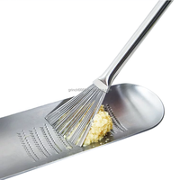 2025 Wasabi râpe brosse de nettoyage en acier inoxydable Wasabi gingembre ail râpe brosse japonais râpe pour Wasabi, radis, gingembre