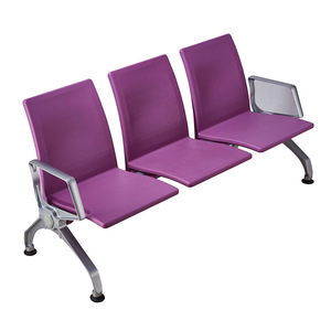 Silla de Aeropuerto Starlight 2, Asiento de Tres Plazas en Fila con Pasamanos para Áreas de Espera Públicas - Product Image 4