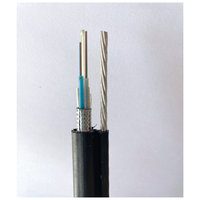 Câble de fibre optique aérien autoportant extérieur FTTX FTTR GYTC8S avec gaine PE certifié CE/ROHS/ISO9001 G652D/G657A1/G657A2