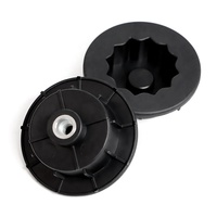 Disque d'entraînement en plastique M5 pour mixeur hélicoïdal gauche, accessoire pour hachoir à viande domestique, pièces de mixeur commercial, accouplement en plastique pour mélangeur