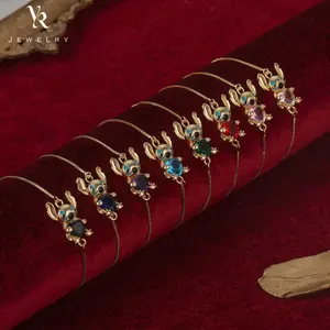 FB0302 Hand Catenary The Little Girl Stich Gifts & Women Jewelry Lovely Bracelet Can Adjust 18 K Fashion Bracelets
