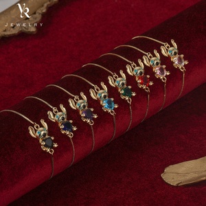 FB0302 caténaire à main la petite fille Stich cadeaux & bijoux pour femmes joli Bracelet réglable 18 K Bracelets de mode - Product Image 1