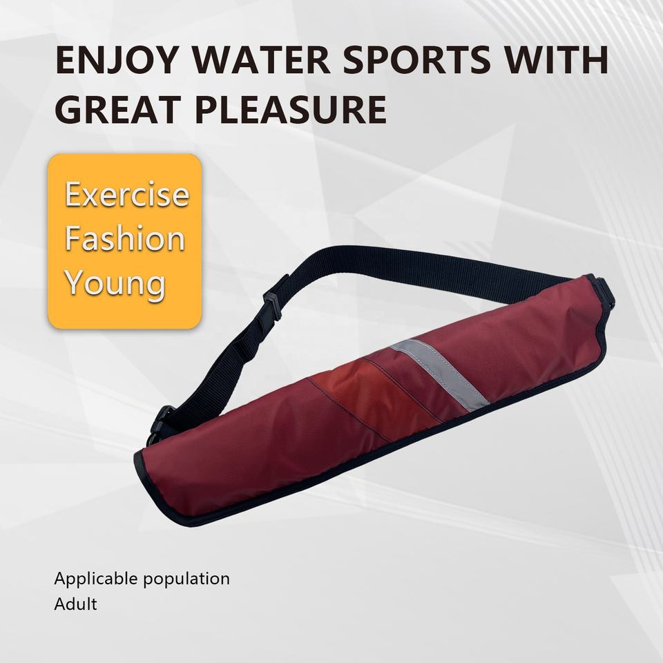 Pouch Pfd Waist Pouch Pack PFD Inflatable Life Jacket Adult PFD Belt Lifejacket ...